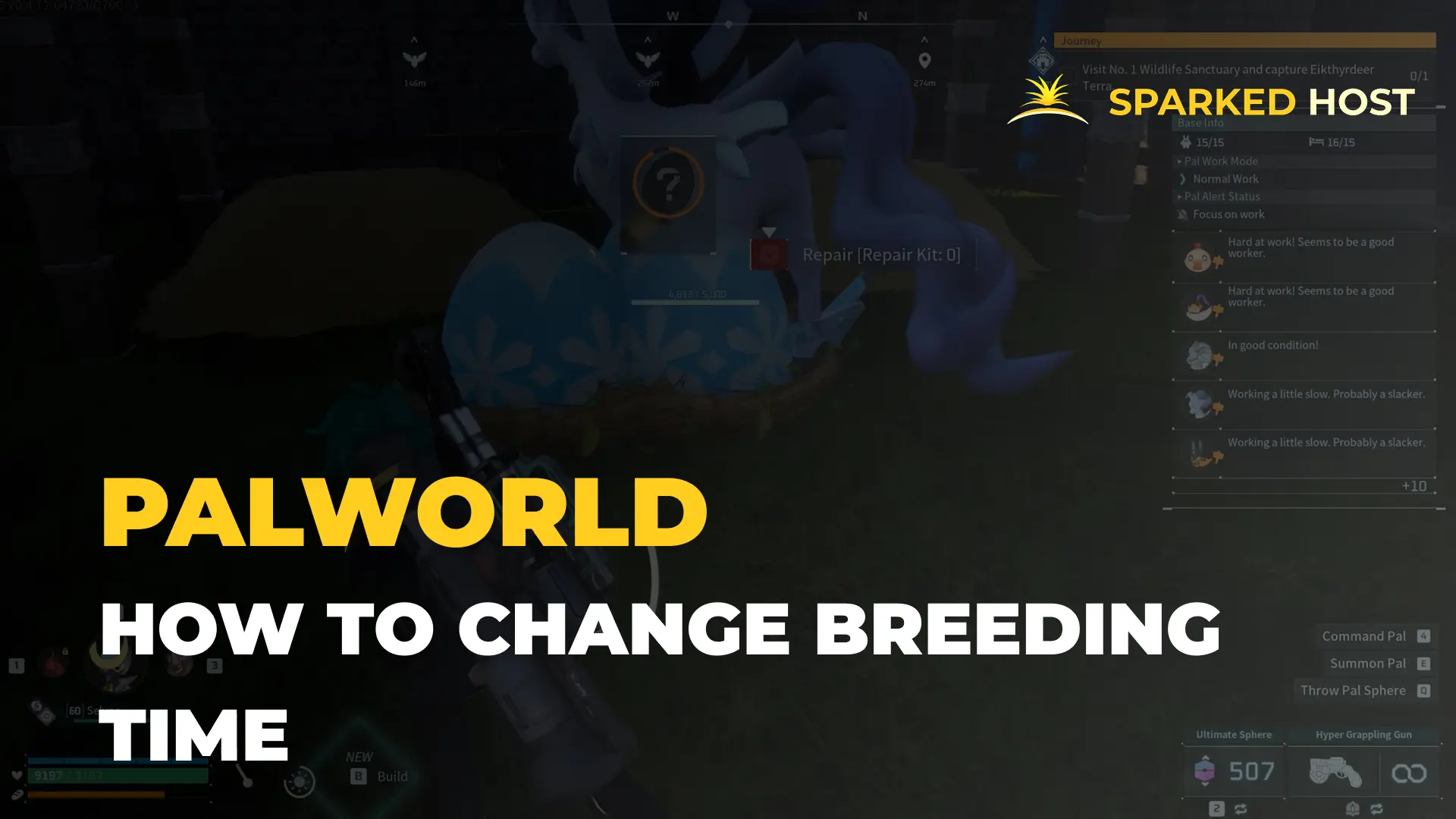 How to Change How Fast Pals Breed in Palworld