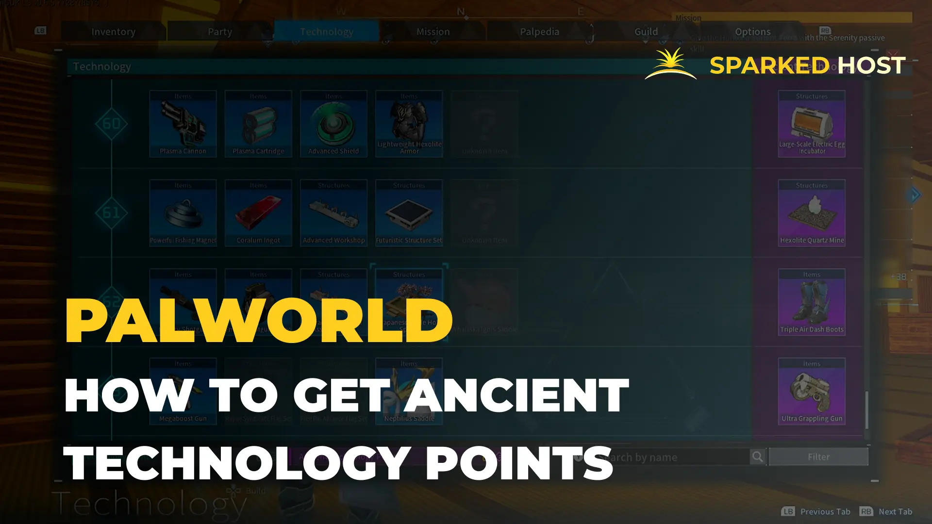How To Get Ancient Technology Points in Palworld