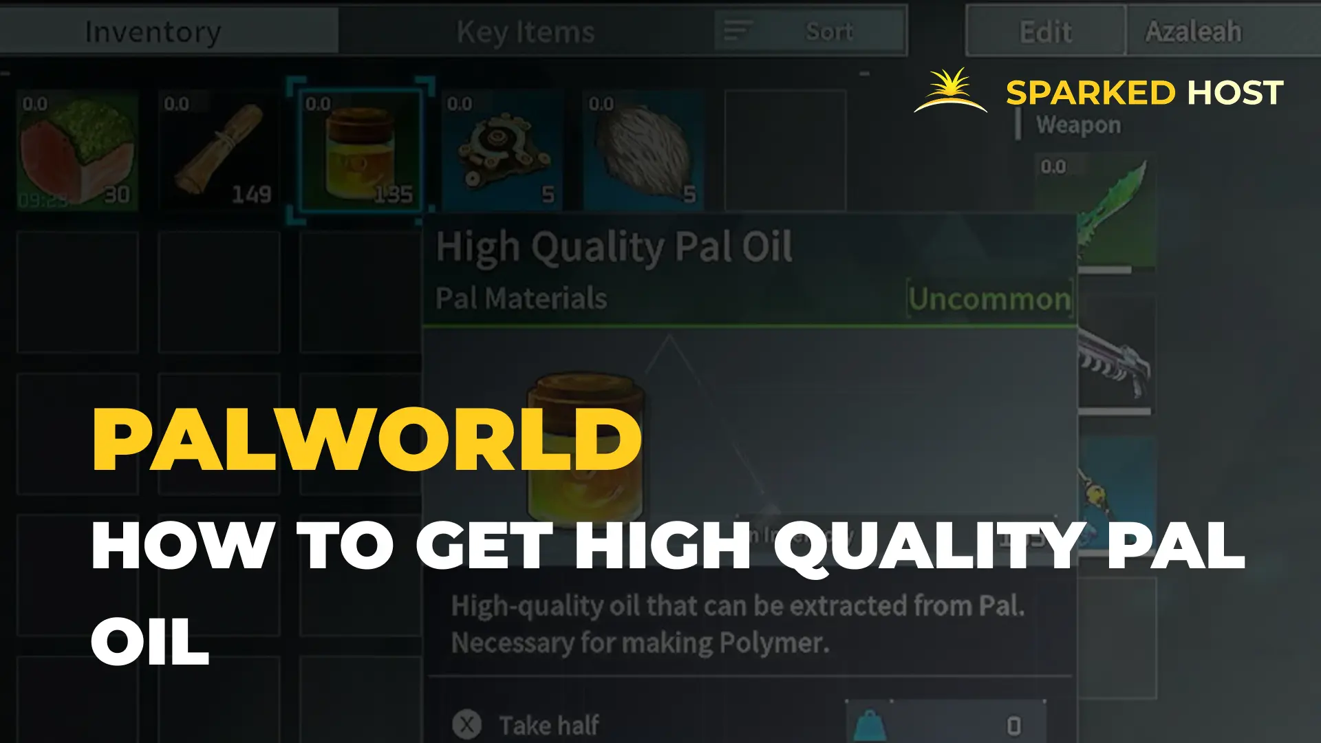 How to Get High Quality Pal Oil in Palworld