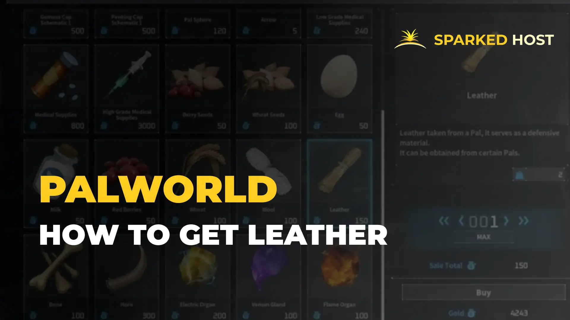 How to Get Leather in Palworld: Fast Farming Guide