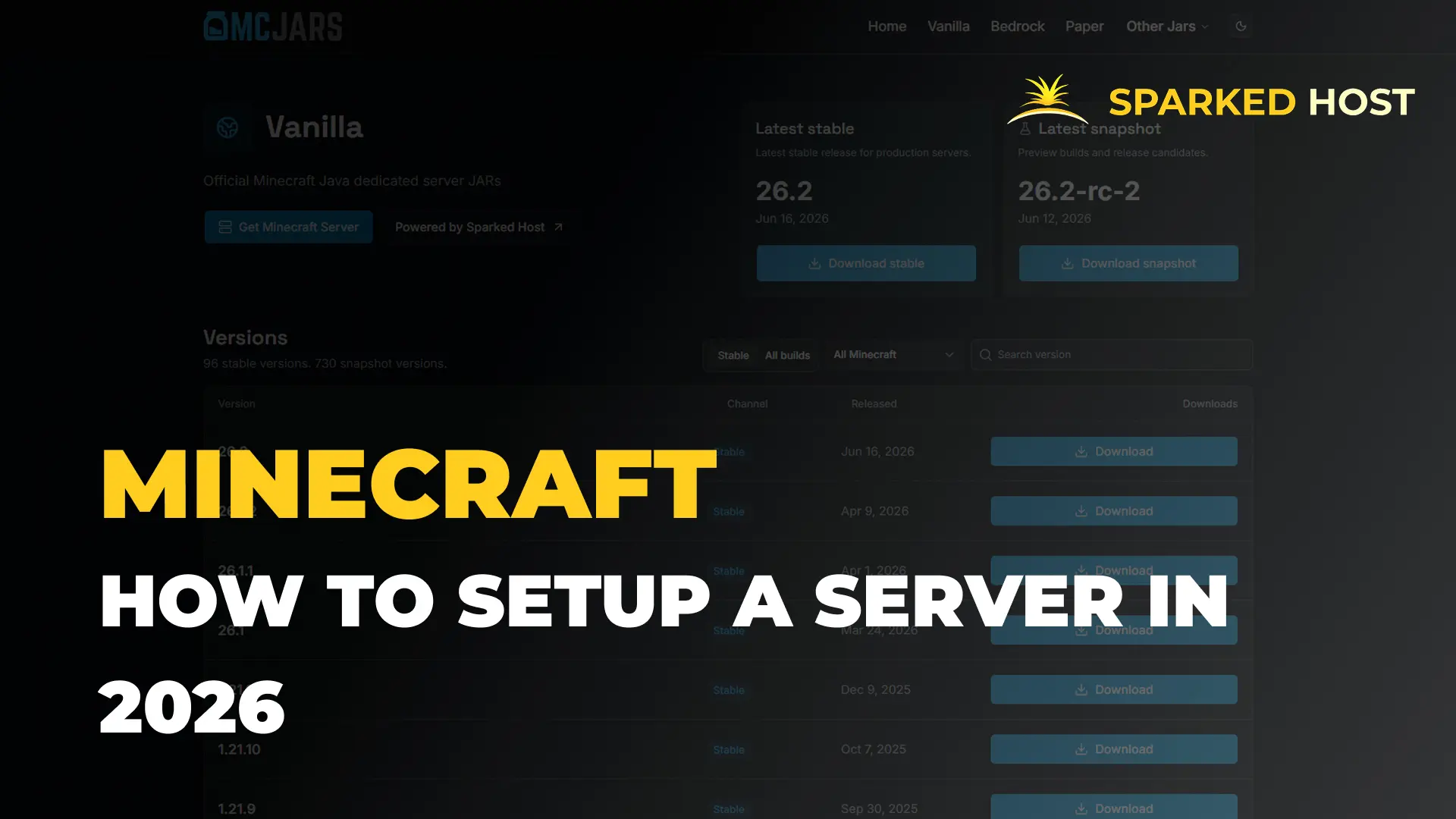 How to Set Up a Minecraft Server: The Complete 2026 Guide